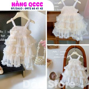 VÁY TRẮNG 2 DÂY - 3 TẦNG - QCCC